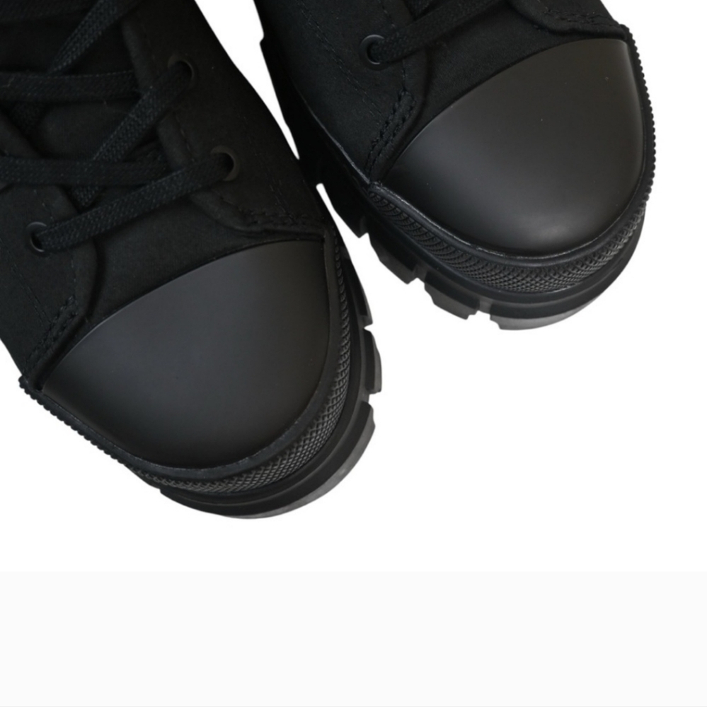 Palladium Women's Size 8.7 Black High-Top Chunky Sneakers, New - Picture 7 of 10